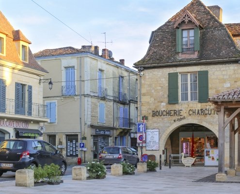 Local Dordogne market town