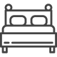 Multiple bedrooms icon