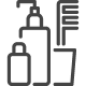 Luxury toiletries icon