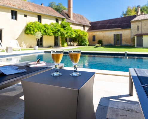 View of Gite from the pool
