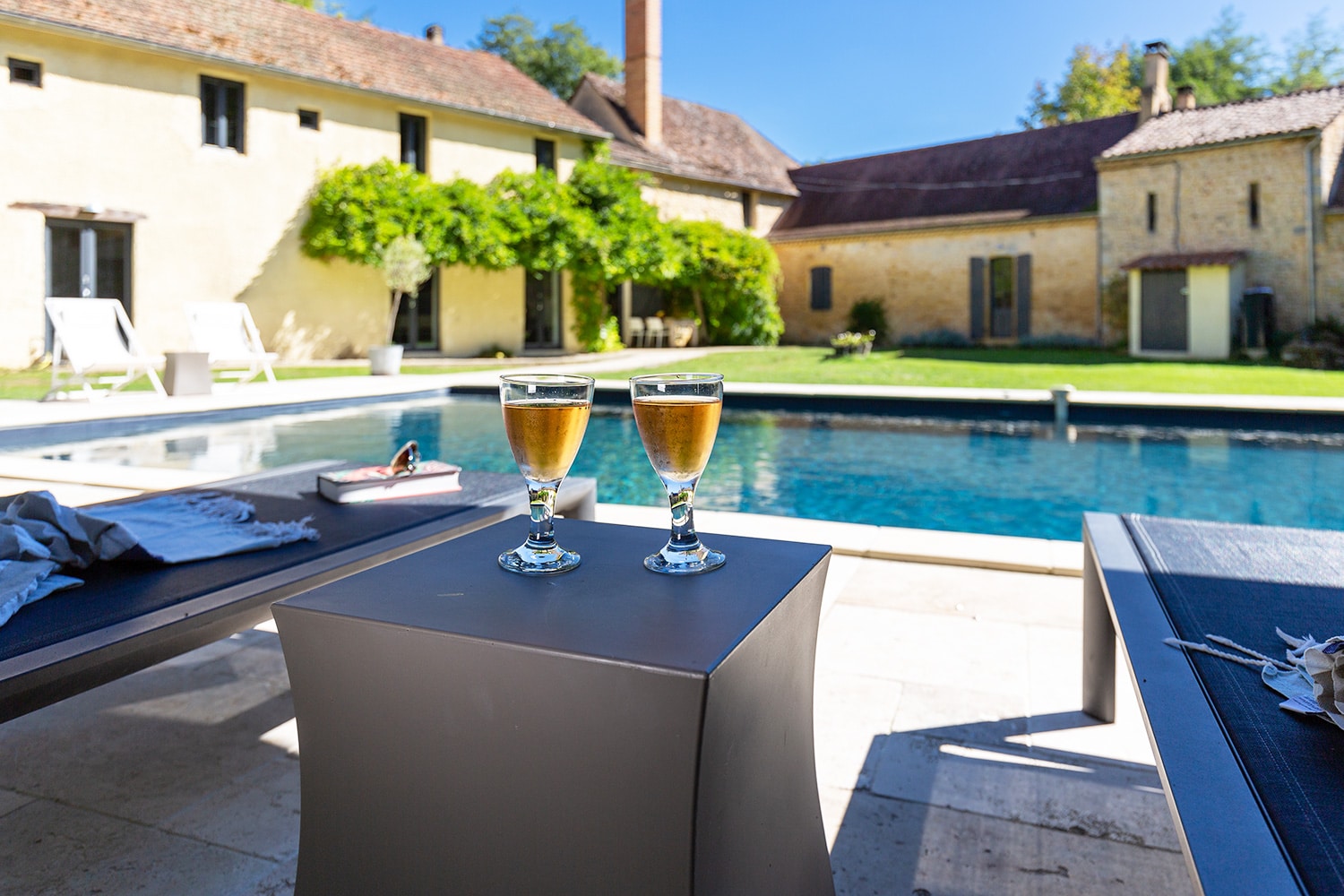View of Gite from the pool