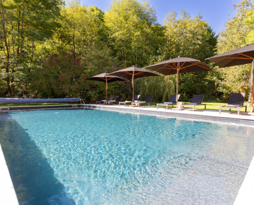 Heated pool of Dordogne gite