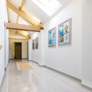 Beautiful interior Gite hallway