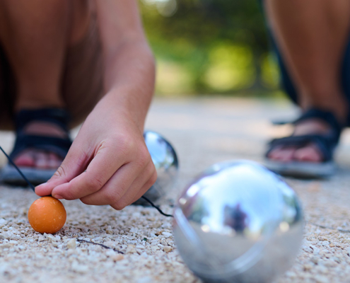 Measuring distance between boules and jack