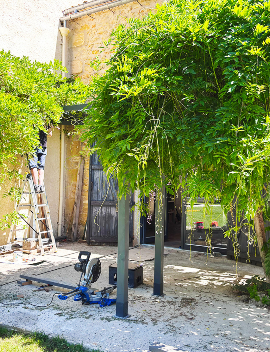 Building the Fontalbe pergola